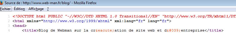 La balise html title