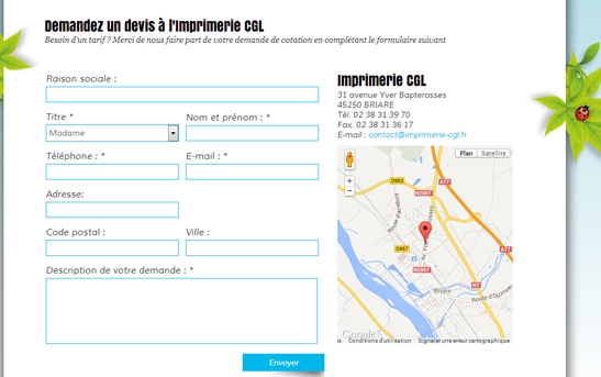 site demande devis imprimerie