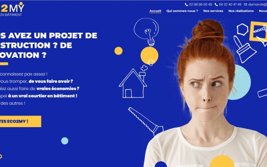 Création Site Web de Courtage en travaux à Chateaulin - Finistère