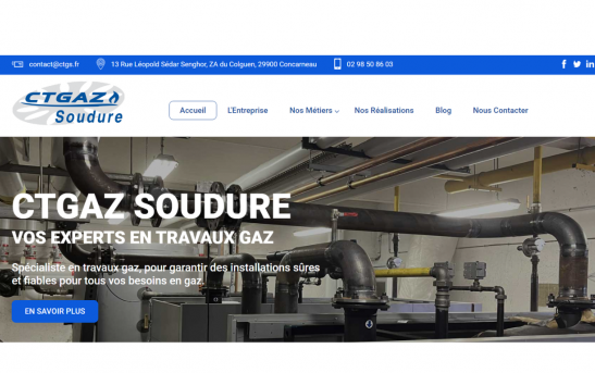 CTGAZ SOUDURE CONCARNEAU