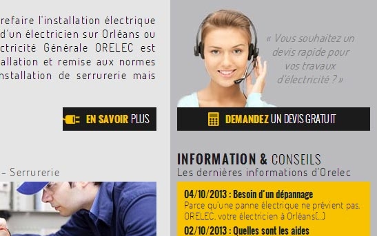 demande de devis électricité