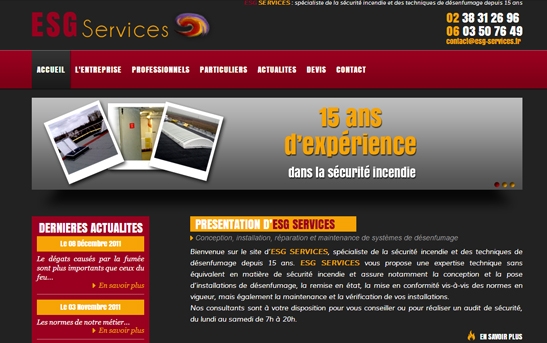 Site web sécurité incendie