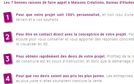 texte site maisons