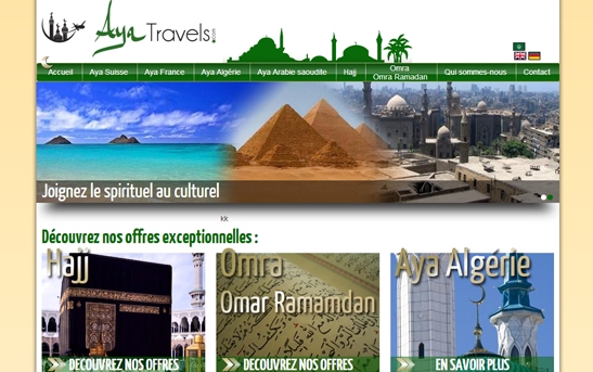 Site web tourisme religieux