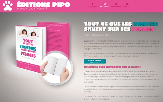 Site web Éditeur livres humour