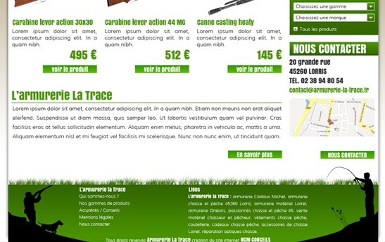 bas site web chasse