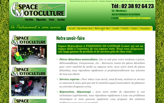 site web motoculture savoir faire