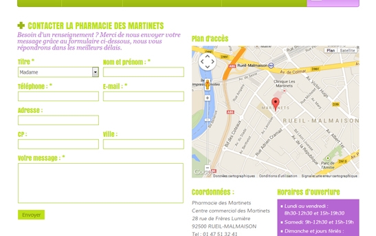 plan site pharmacie