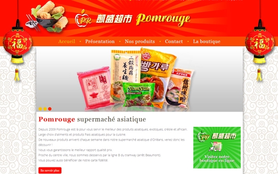 Site alimentation produits asiatiques