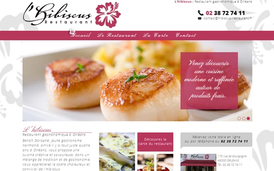 création site internet restaurant gastronomique