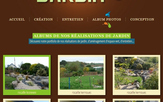 galerie photos site web paysagiste finistere