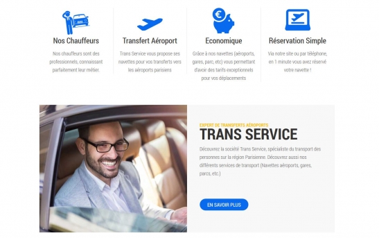 creation site web transport de personnes