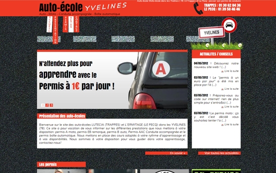 Site Internet Auto-école