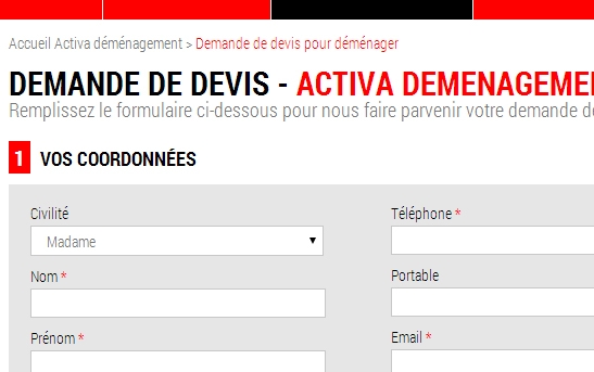 demande devis demenagement en ligne