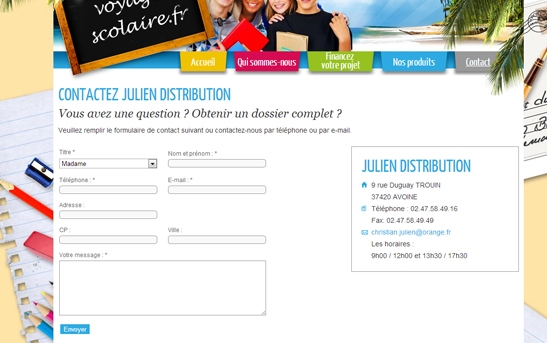 contact site scolaire