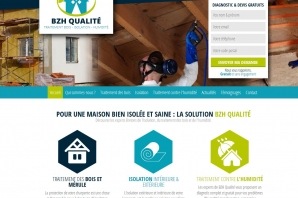 Création site web pour entreprise du bâtiment - Isolation dans le Finistère