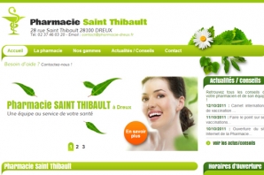Site web Pharmacie Dreux