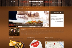 Site web Restaurant Brasserie à Paris